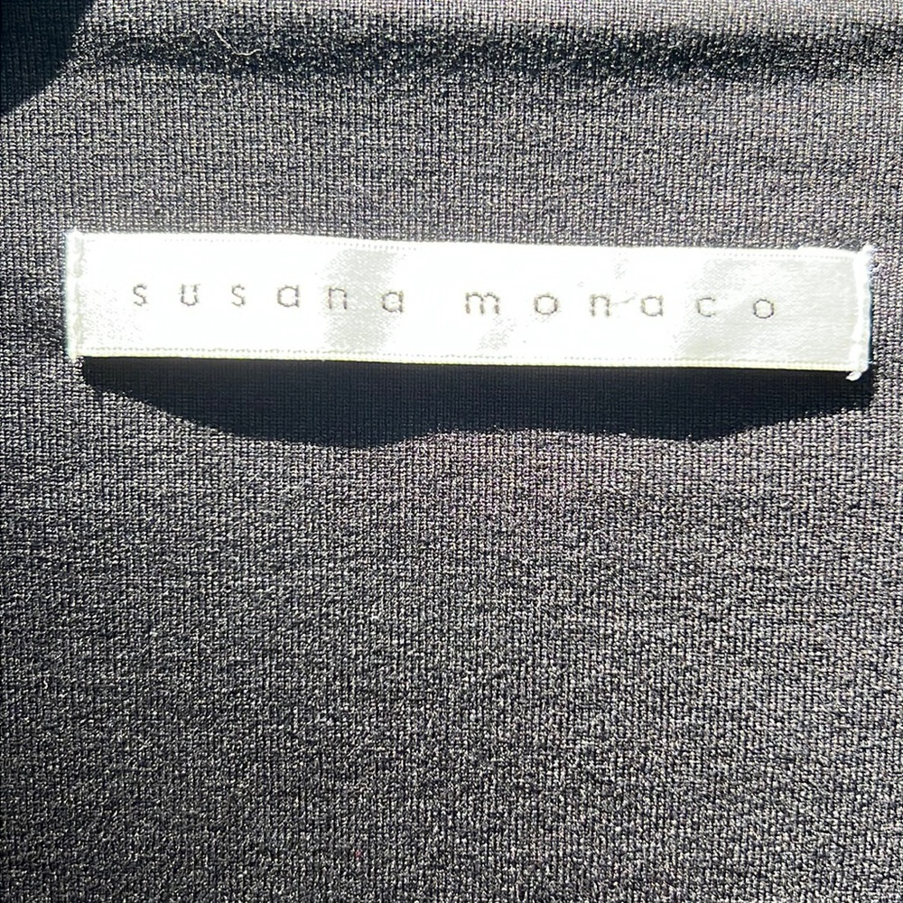 Susana Monaco Essential V-Neck Long Sleeve Top coresupt2227a Women’s Size S - Picture 4 of 7